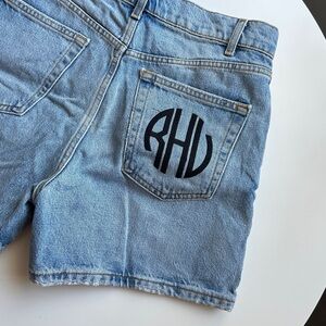 Rhude x Zara Rhuigi denim shorts